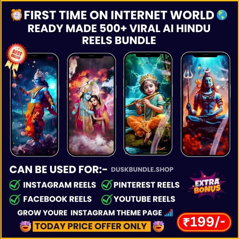 READY MADE 500 VIRAL AI HINDU REELS BUNDLE 1 jpg